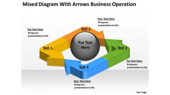 Arrows Business Operation Ppt Small Plan Template PowerPoint Slides