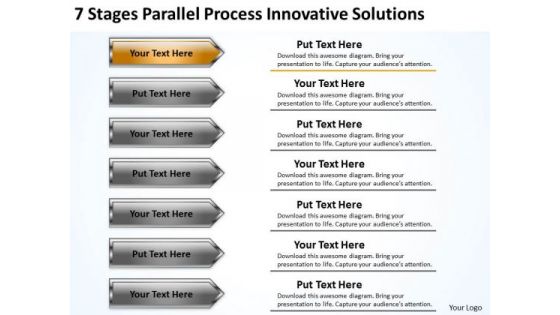 Arrows For PowerPoint Free 7 Stages Parallel Process Innovative Solutions Slides Arrows For PowerPoint Free 7 Stages Parallel Process Innovative Solutions Slides