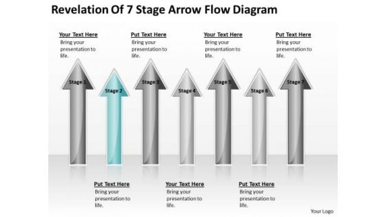 Arrows For Ppt Of 7 Stage Flow Diagram 2 PowerPoint Templates Backgrounds Slides