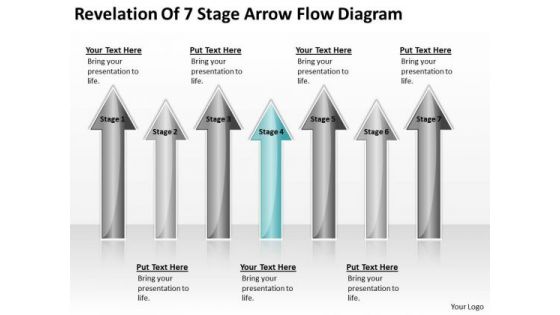 Arrows For Ppt Of 7 Stage Flow Diagram 4 PowerPoint Templates Backgrounds Slides