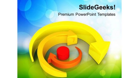 Arrows Forming Circle Business Concept PowerPoint Templates Ppt Backgrounds For Slides 0413 Arrows Forming Circle Business Concept PowerPoint Templates Ppt Backgrounds For Slides 0413
