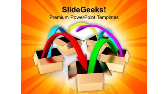 Arrows Jumping From Box Business PowerPoint Templates Ppt Backgrounds For Slides 0413 Arrows Jumping From Box Business PowerPoint Templates Ppt Backgrounds For Slides 0413