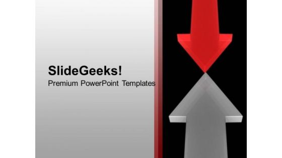 Arrows Pointing Each Other Business PowerPoint Templates Ppt Backgrounds For Slides 0113 Arrows Pointing Each Other Business PowerPoint Templates Ppt Backgrounds For Slides 0113