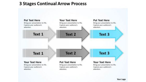 Arrows PowerPoint Continual Process Ppt Templates Backgrounds For Slides