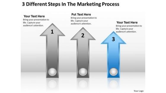 Arrows PowerPoint The Marketing Process Ppt Templates Backgrounds For Slides