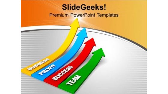 Arrows Represents Business Profit PowerPoint Templates Ppt Backgrounds For Slides 0213