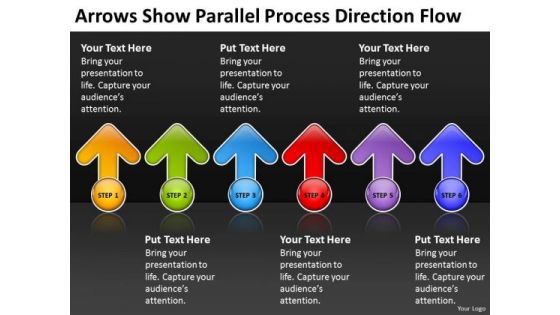 Arrows Show Parallel Process Direction Flow Business Plan Preparation PowerPoint Slides Arrows Show Parallel Process Direction Flow Business Plan Preparation PowerPoint Slides