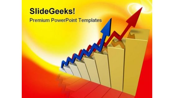 Arrows Shows Success Sales PowerPoint Templates And PowerPoint Backgrounds 0411