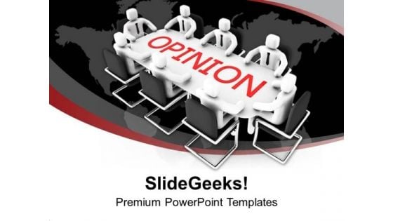 Ask For Opinion Of Team Members PowerPoint Templates Ppt Backgrounds For Slides 0613