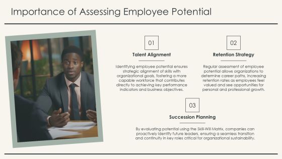Assessing Employee Potential Using Skill Will Matrix PPT Summary AT Slide04