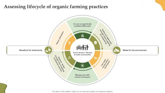 Assessing Lifecycle Of Organic Farming Enhancing Productivity With Adoption PPT Presentation