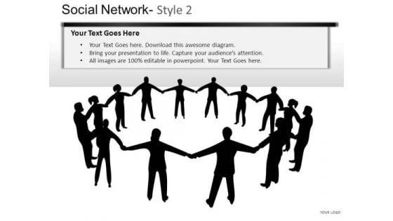 Association Social Network 2 PowerPoint Slides And Ppt Diagram Templates