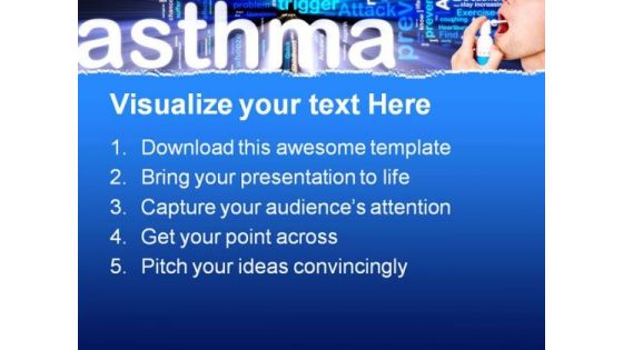 Asthma Medical PowerPoint Templates And PowerPoint Backgrounds 0411