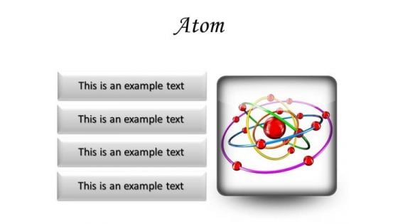 Atom Science PowerPoint Presentation Slides S