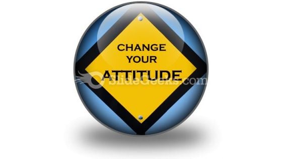 Attitude Sign PowerPoint Icon C Attitude Sign PowerPoint Icon C