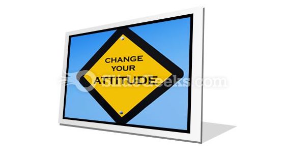 Attitude Sign PowerPoint Icon F