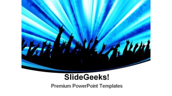 Audience Entertainment PowerPoint Themes And PowerPoint Slides 0311