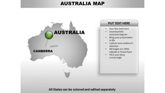 Australia Country PowerPoint Maps