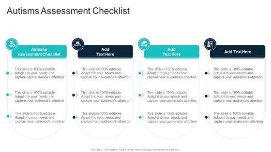 Autisms Assessment Checklist In Powerpoint And Google Slides Cpb
