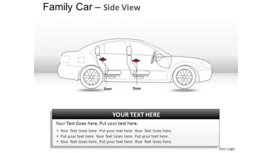 Auto Red Family Car PowerPoint Slides And Ppt Diagram Templates