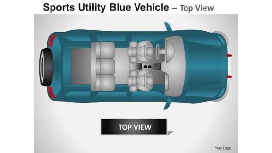 Auto Sports Utility Blue Vehicle PowerPoint Slides And Ppt Diagram Templates