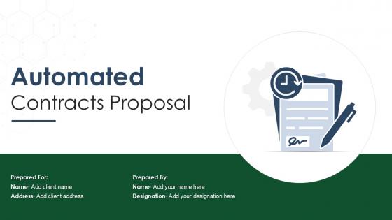 Automated Contracts Proposal PPT Presentation