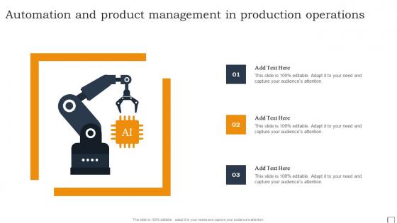 Automation And Product Management In Production Operations Portrait Pdf