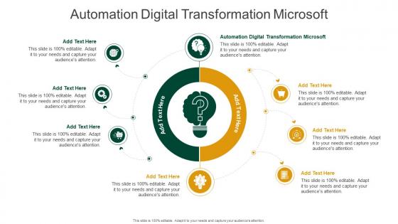 Automation Digital Transformation Microsoft In Powerpoint And Google Slides Cpb