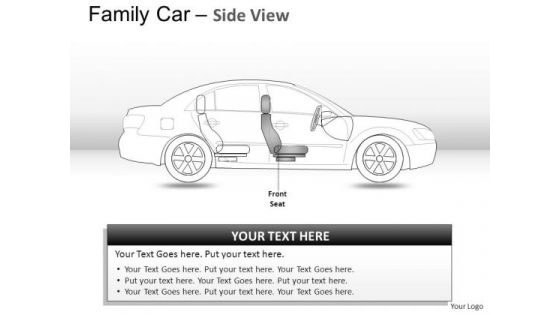 Automobile Red Family Car PowerPoint Slides And Ppt Diagram Templates