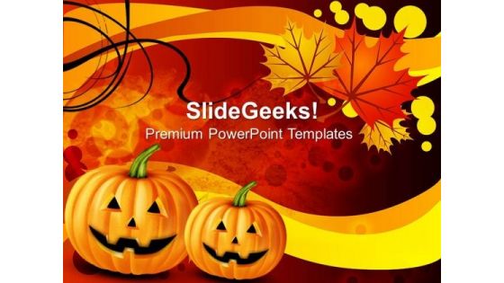 Autumn Background Holidays PowerPoint Templates And PowerPoint Themes 0812