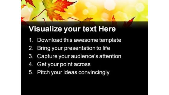 Autumn Background Nature PowerPoint Themes And PowerPoint Slides 0411
