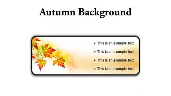 Autumn Background PowerPoint Presentation Slides R