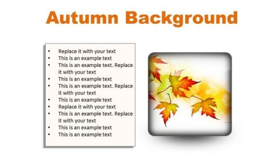 Autumn Background PowerPoint Presentation Slides S