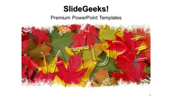 Autumn Leaves Nature PowerPoint Templates And PowerPoint Themes 0412