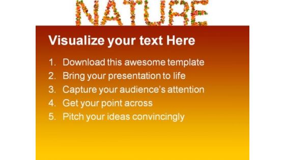 Autumn Leaves Nature PowerPoint Themes And PowerPoint Slides 0711