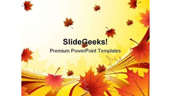 Autumn Nature PowerPoint Template 1010