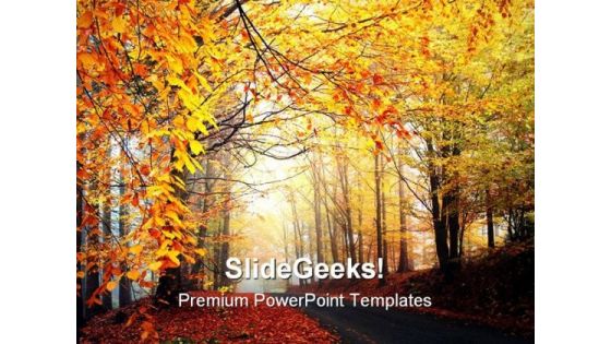 Autumn Season Nature PowerPoint Templates And PowerPoint Backgrounds 0311