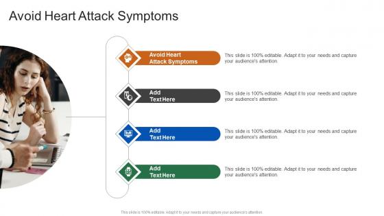 Avoid Heart Attack Symptoms In Powerpoint And Google Slides Cpb