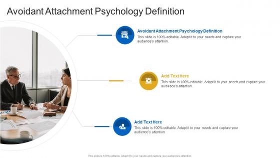 Avoidant Attachment Psychology Definition In Powerpoint And Google Slides Cpb