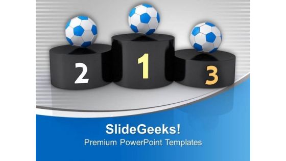 Award Ceremony For Football PowerPoint Templates Ppt Backgrounds For Slides 0613