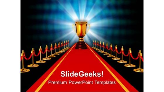 Award On Red Carpet Competiton PowerPoint Templates Ppt Backgrounds For Slides 0113 Award On Red Carpet Competiton PowerPoint Templates Ppt Backgrounds For Slides 0113