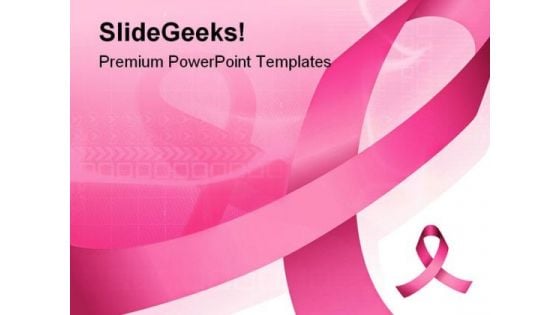 Awareness Medical PowerPoint Template 1010