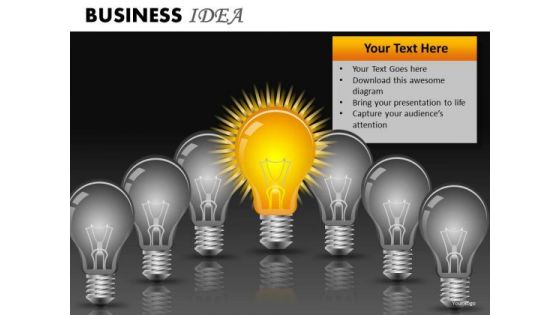 Awesome Business Idea PowerPoint Ppt Slides