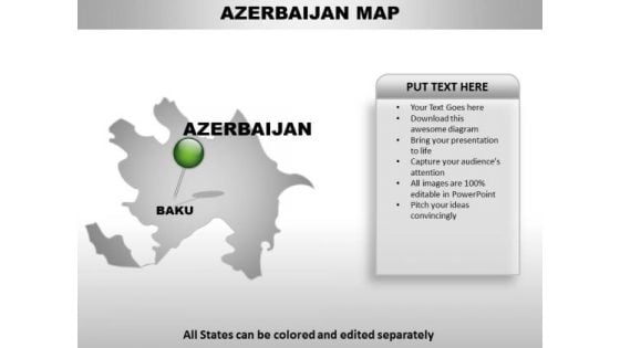 Azerbaijan Country PowerPoint Maps Azerbaijan Country PowerPoint Maps