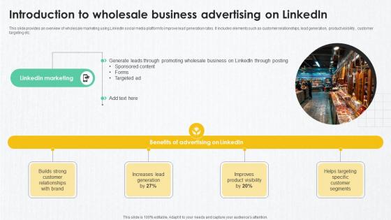 B2B Marketing Techniques To Introduction To Wholesale Business Advertising On Linkedin B2B Marketing Techniques To Introduction To Wholesale Business Advertising On Linkedin