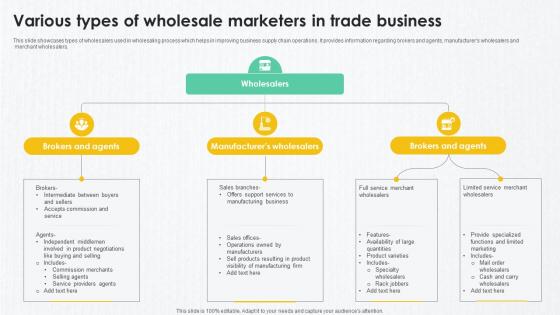 B2B Marketing Techniques Various Types Of Wholesale Marketers In Trade Business B2B Marketing Techniques Various Types Of Wholesale Marketers In Trade Business