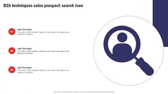 B2B Techniques Sales Prospect Search Icon Designs Pdf