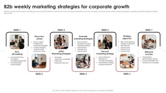 B2B Weekly Marketing Strategies For Corporate Growth Introduction Pdf B2B Weekly Marketing Strategies For Corporate Growth Introduction Pdf