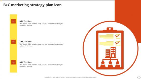 B2C Marketing Strategy Plan Icon Ideas Pdf