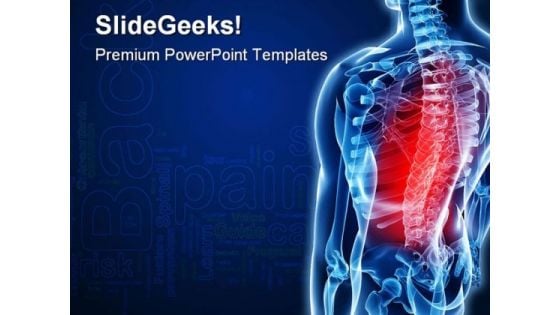 Back Pain Medical PowerPoint Templates And PowerPoint Backgrounds 0211